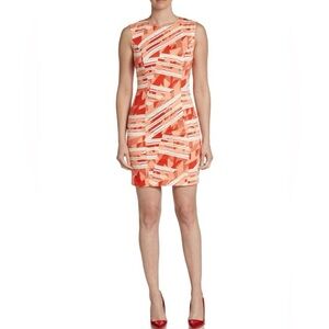 French Connection Casablanca Cotton Mini Dress in color “Sunrise,” Size 10